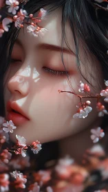 Gentle springtime portrait celebrates quiet floral daydreams