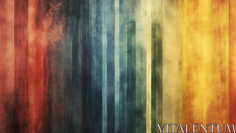 Vertical multicolor bands form a textured abstract gradient