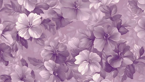 Lavender Blooms in Soft Purple Harmony.