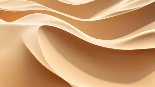 Abstract sand dunes with smooth curves in warm gradient tones.