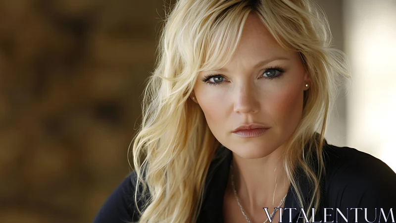 Tightly framed portrait with shallow depth and directional key light