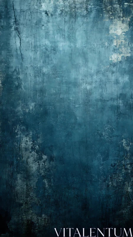 Moody blue textured wall that whispers quiet stories.