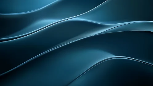 Gentle teal waves flowing in a calm, meditative rhythm.