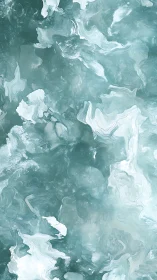 Glacial tides swirl in marble seas of frostbitten teal.