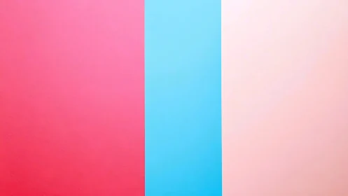 Pastel pink and blue color blocks create a calm modern backdrop