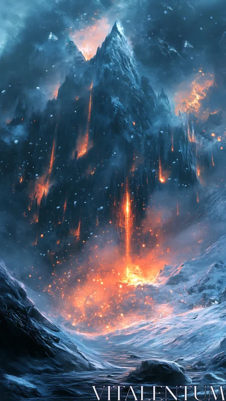 Massive ice structure demonstrates internal thermal incandescence phenomenon