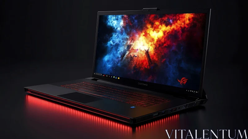 Gaming beast ignites cosmic storms across its burning keys