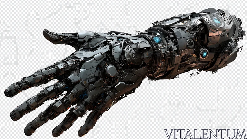 Cybernetic prosthetic arm with segmented exoskeletal plating