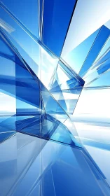 Parametric blue glass vectors in dynamic axial convergence.