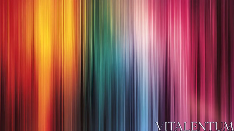 Aurora rain of color streaks across a luminous horizon.