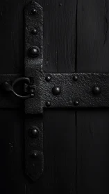 Midnight iron hinge quietly scripts secrets in matte black