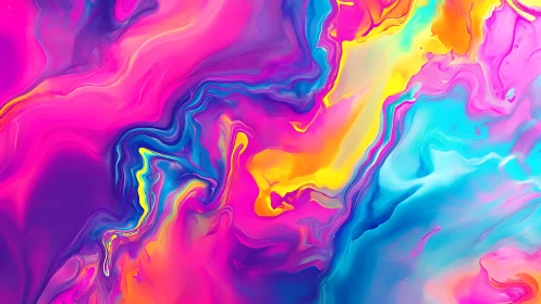 Color-drenched dream currents swirling in liquid motion.