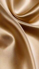 Golden satin textile folds under soft directional lighting.