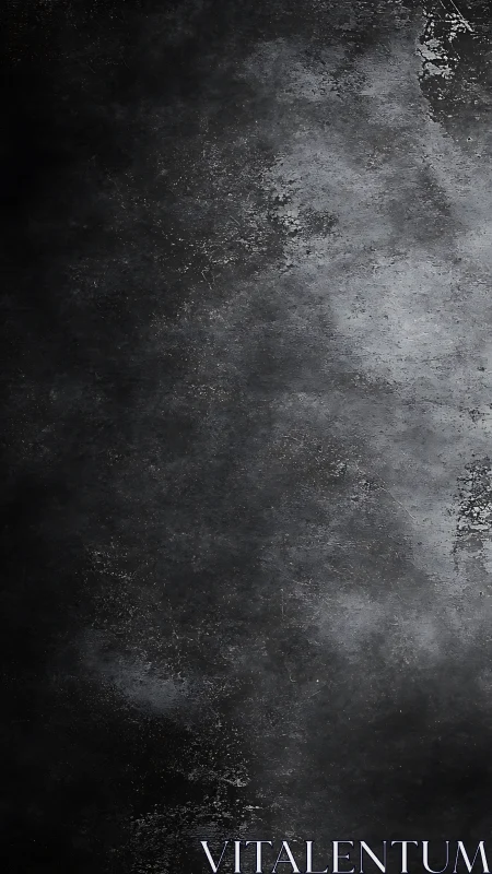 Dark concrete surface shows worn, textured grayscale pattern