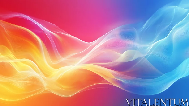 Chromatic silk currents drifting through sunrise gradients.