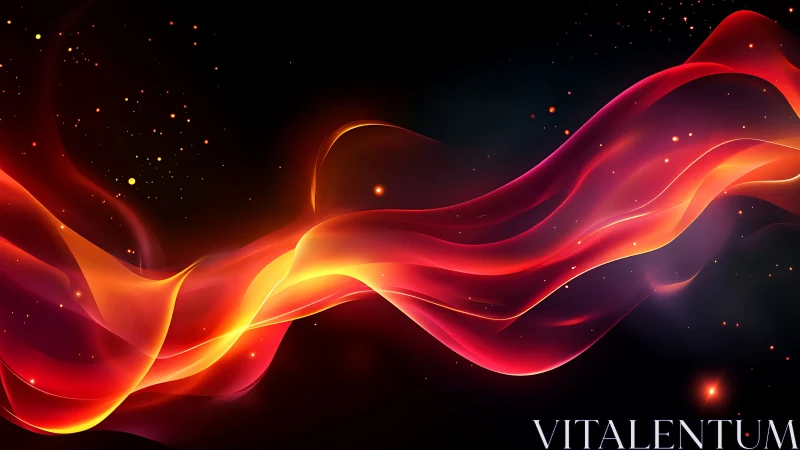 Flowing Luminous Energy Waves Against Dark Cosmic Space