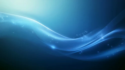 Liquid starlight surges across a deep digital horizon