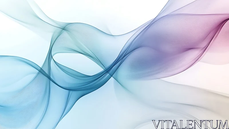 Gentle flowing color waves weaving a calm, airy rhythm.