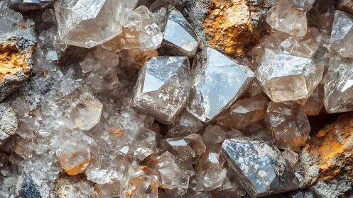 Caveborn crystal choir glittering against rusted stone walls.