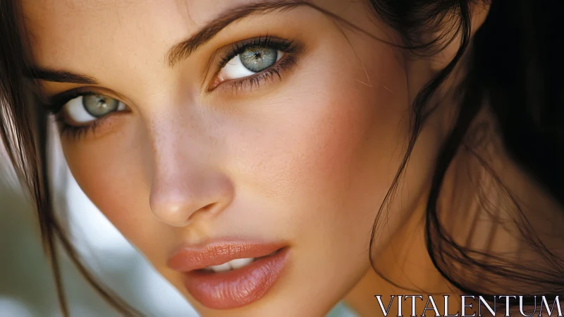 Close-up digital portrait shows detailed human facial features