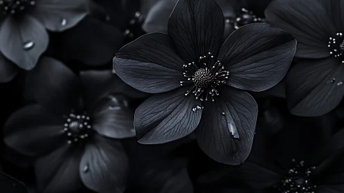 Midnight Blooms Dance in Velvet Shadow Theater