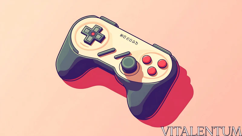 Hiodeadi Gaming Controller Digital Illustration