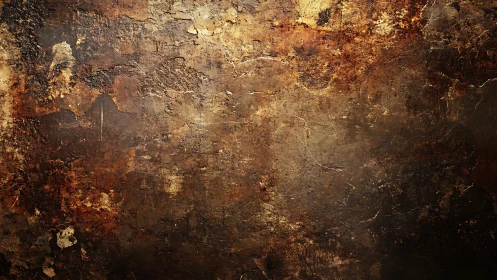 Grunge textured rusty metal background in vintage earthy style.