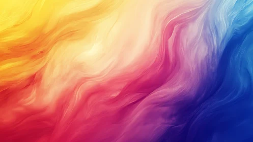 Vibrant flowing gradient blending warm to cool hues.