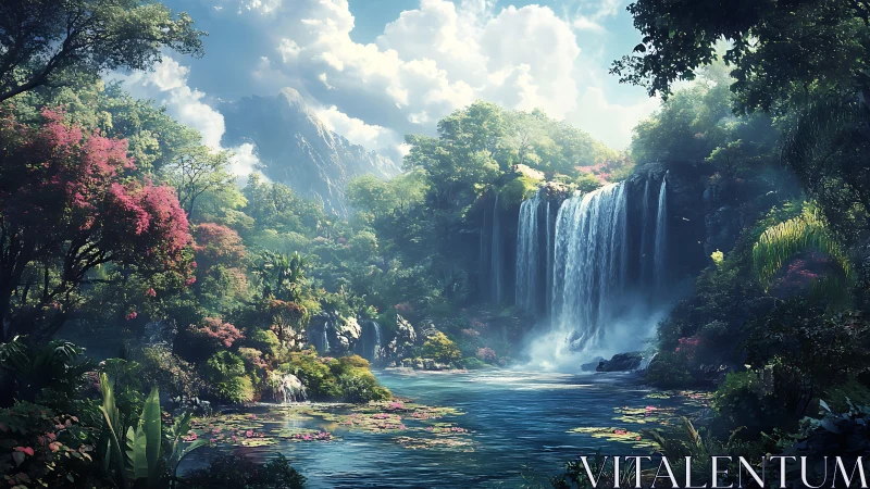 Waterfall whispers turn a hidden jungle valley into music