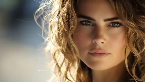 High-key shallow-depth portrait isolates detailed facial topology