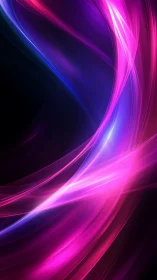 Vibrant pink and purple light streaks on dark background.
