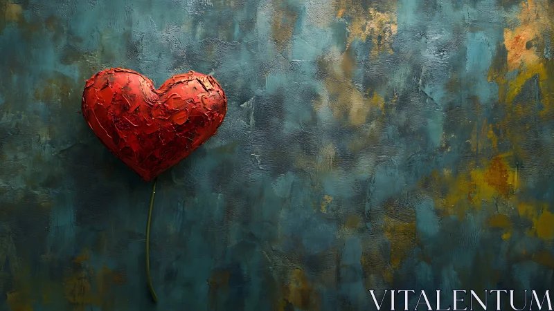 Resilient Heart: Finding Beauty in Weathered Moments.