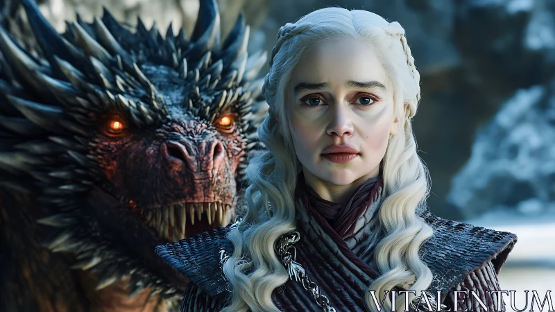 Dragonfire breathes down the silver-haired queen’s quiet resolve