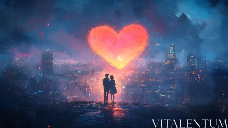 Love Ignites the Urban Skyline Where Hearts Meet City Dreams