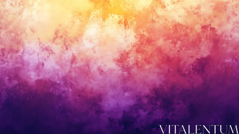 Vibrant magenta to gold gradient with textured abstract wash