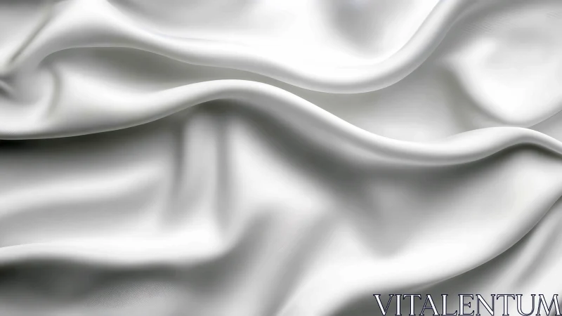 Soft white satin waves drifting in gentle daylight glow.