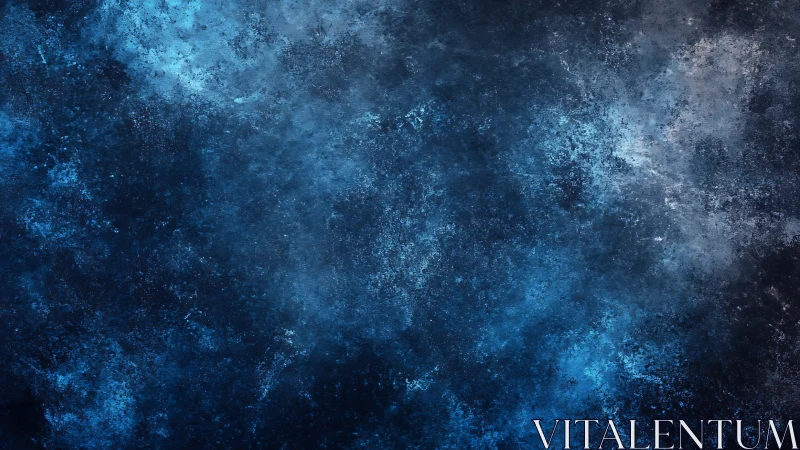 Blue textured background shows dense mottled surface detail