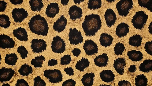 Leopard Spot Pattern Textile.