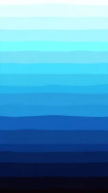 Layered gradient of blue horizontal bands in soft waves.