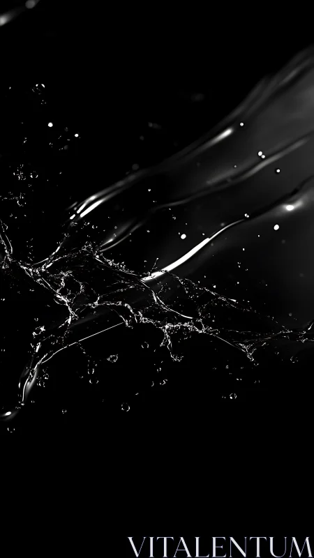 Liquid starlight shatters across a velvet-black void