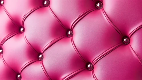 Luxury Pink Tufted Upholstery with Crystal Button Details