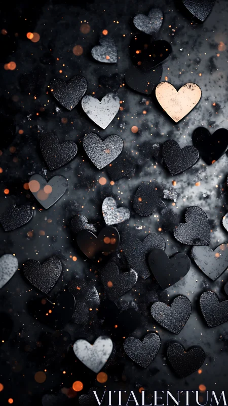 Dark romance blooms where golden light pierces obsidian hearts