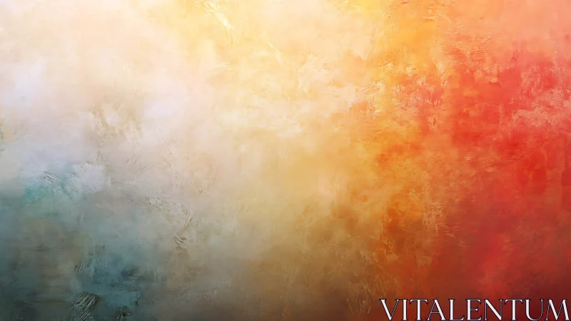 Warm abstract gradient texture in orange, red, and teal.