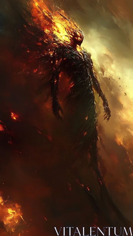 Emberborn shadow strides upward through molten stormlight