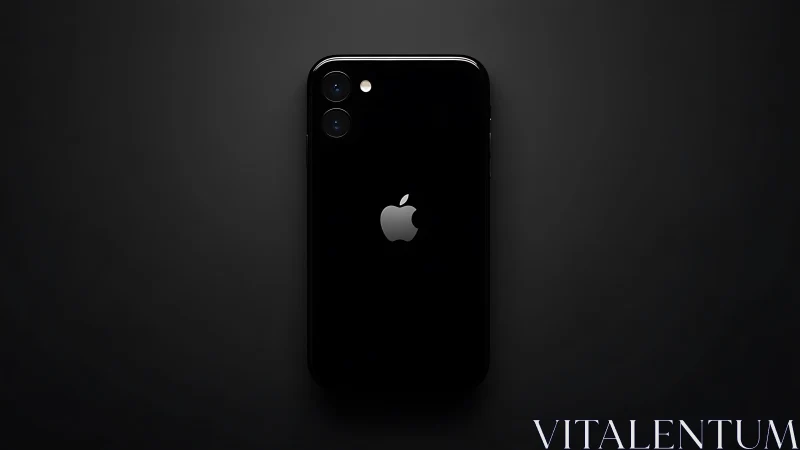 iPhone 11 Black Smartphone Studio Shot.