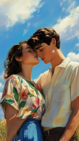 A Sweet Moment of Connection Under Open Skies.