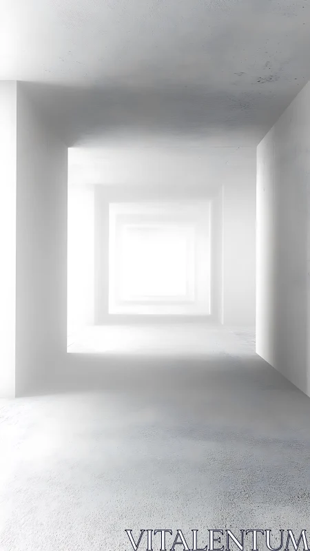 Recursive Cubic Architecture: Nested Square Void Geometry.