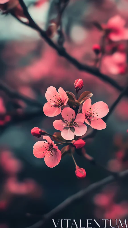 Coral Blossoms in Soft Focus.