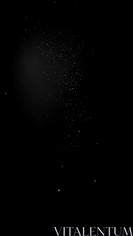 Low-key optical capture of airborne particulate glints.