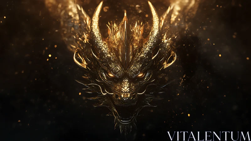 Ember crowned dragon king emerges from molten midnight.